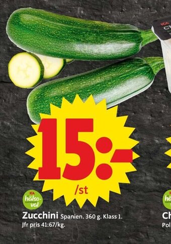 ICA Supermarket Zucchini erbjuda
