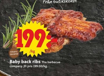 ICA Supermarket Baby Back Ribs erbjuda