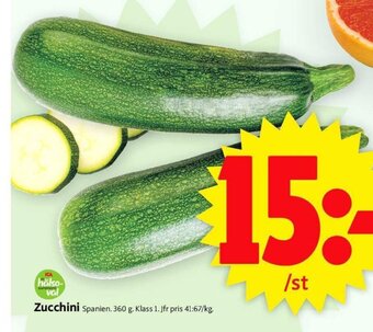 ICA Supermarket Zucchini erbjuda