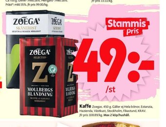 ICA Supermarket Kaffe erbjuda