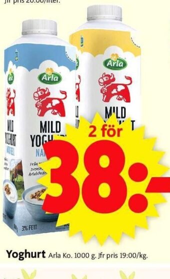 ICA Supermarket Yoghurt erbjuda