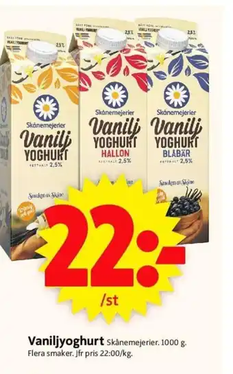 ICA Supermarket Vaniljyoghurt erbjuda