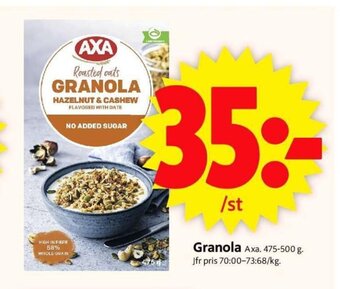 ICA Supermarket Granola erbjuda