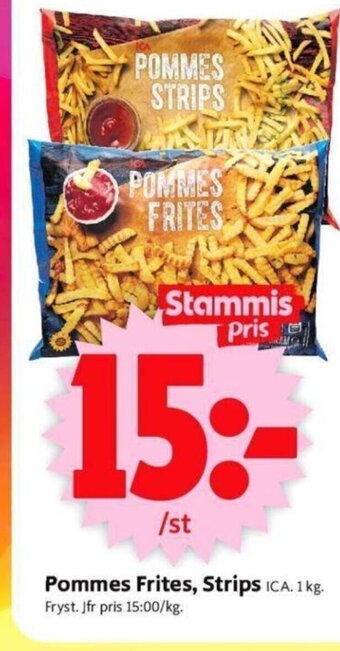 ICA Supermarket Pommes Frites, Strips erbjuda