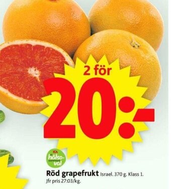 ICA Supermarket Röd Grapefrukt erbjuda