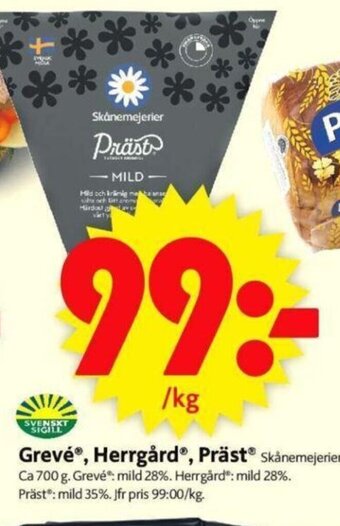 ICA Supermarket Grevé, Herrgård, Präst erbjuda