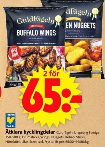 ICA Supermarket Ätklara Kycklingdelar erbjuda