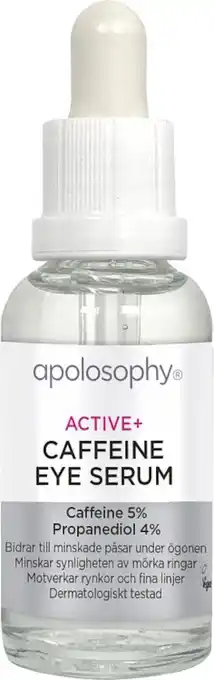 Apotek Hjärtat Apolosophy active+ caffeine eye serum 30 ml erbjuda