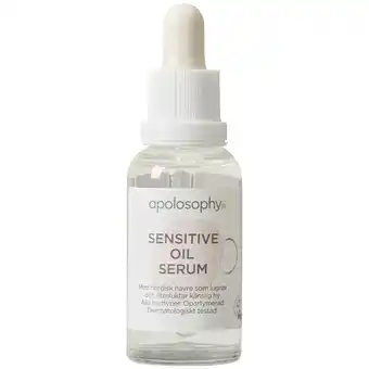 Apotek Hjärtat Apolosophy sensitive oil serum oparf 30ml erbjuda