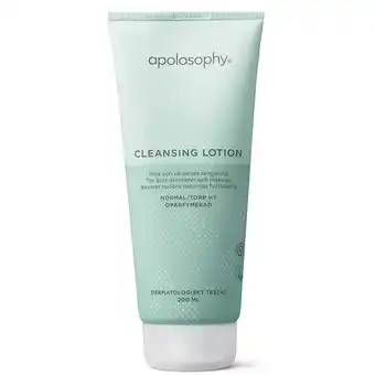 Apotek Hjärtat Apolosophy face cleansing lotion oparfymerad 200 ml erbjuda