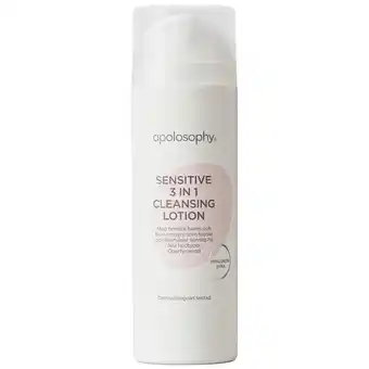 Apotek Hjärtat Apolosophy sensitive 3in1 cleansing lotion oparf 150 ml erbjuda