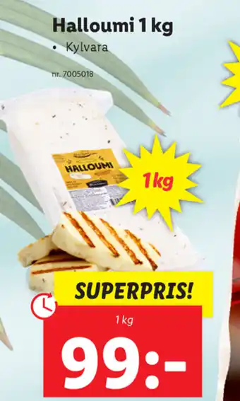 Lidl Halloumi 1kg erbjuda
