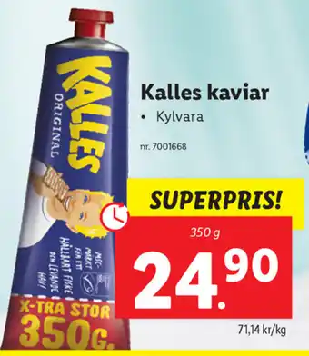 Lidl Kalles kaviar 350g erbjuda