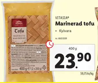 Lidl Vitasia Marinerad tofu 400g erbjuda