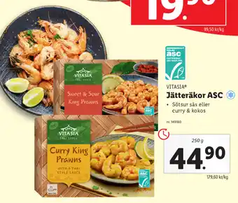 Lidl Vitasia Jätteräkor ASC 250g erbjuda