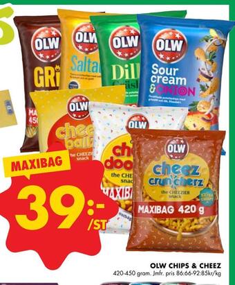 ÖoB Olw chips & cheez erbjuda