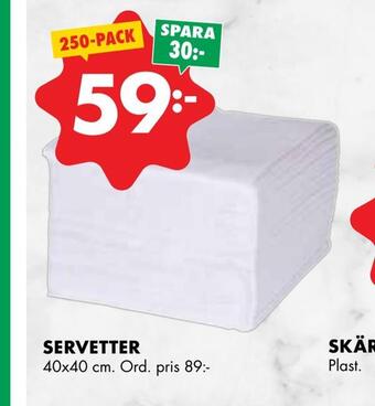ÖoB Servetter erbjuda