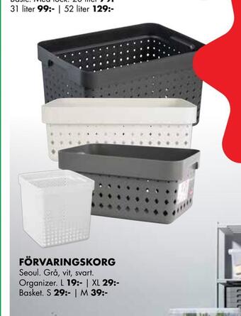 ÖoB Förvaringskorg erbjuda