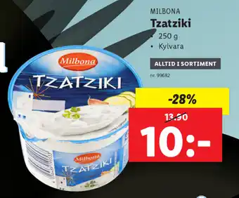 Lidl Milbona Tzatziki 250g erbjuda