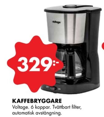 ÖoB Voltage kaffebryggare erbjuda
