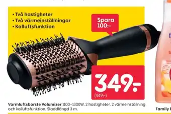 Mach3 varmluftsborste