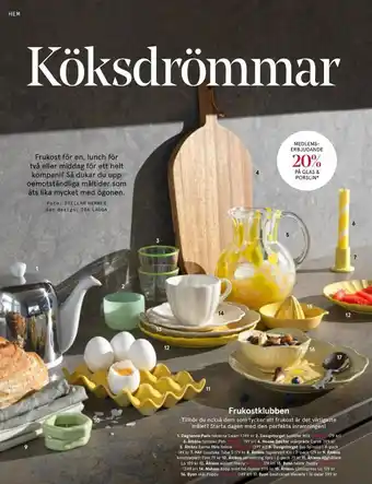 Åhléns Designtorget glas erbjuda