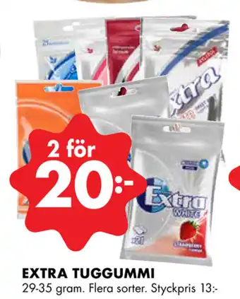 ÖoB Extra Tuggummi 29-35 gram erbjuda