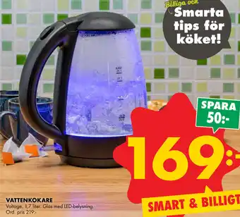 ÖoB Voltage Vattenkokare 1,7 liter erbjuda