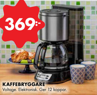 ÖoB Voltage Kaffebryggare erbjuda