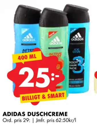 ÖoB Adidas Duschreme 400ml erbjuda