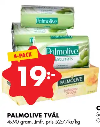 ÖoB Palmolive Tvål 4x90 gram erbjuda