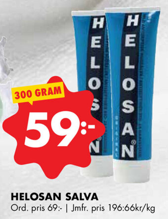 ÖoB Helosan Salva 300 gram erbjuda