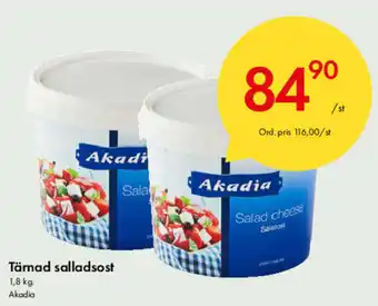 Snabbgross Akadia Tämad salladsost 1,8kg erbjuda
