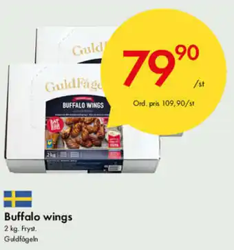 Snabbgross GuldFågeln Buffalo wings 2kg erbjuda