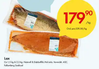 Snabbgross Falkenberg Seafood Lax 1,5kg erbjuda