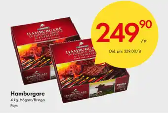 Snabbgross Pqm Hamburgare 4kg erbjuda
