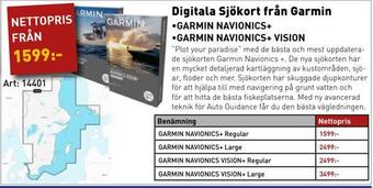 Digitala sjökort från garmin