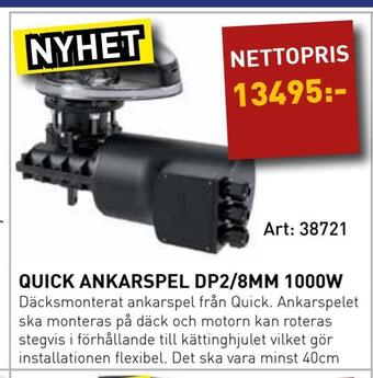 SeaSea Quick ankarspel dp2/8mm 1000w erbjuda