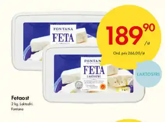 Snabbgross Fontana Fetaost 2kg erbjuda