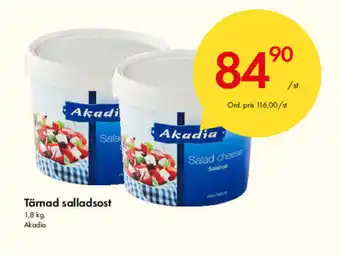 Snabbgross Akadia Tärnad salladsost 1,8kg erbjuda