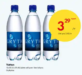 Snabbgross Grythyttan Vatten 12x50cl erbjuda