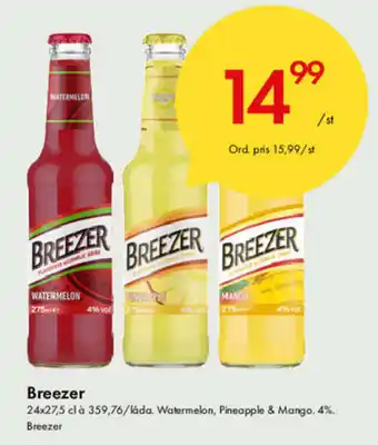 Snabbgross Breezer 24x27.5cl erbjuda