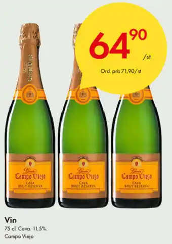 Snabbgross Campo Viejo vin 75cl erbjuda