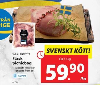 Lidl Färsk picnicbog erbjuda