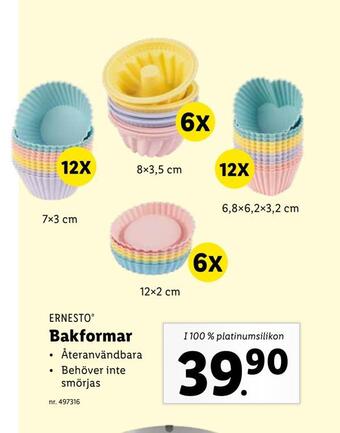 Lidl Bakformar erbjuda