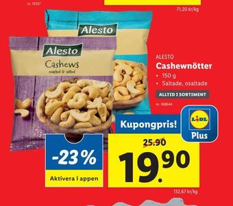 Lidl Cashewnötter erbjuda