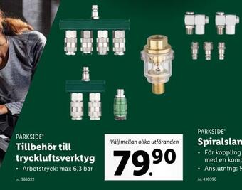 Lidl Tillbehör till tryckluftsverktyg erbjuda