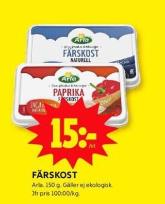 ICA Kvantum Arla färskost erbjuda