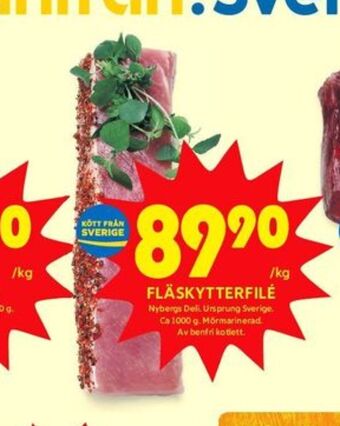 ICA Kvantum Nybergs deli fläskytterfilé erbjuda
