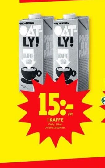ICA Kvantum Oatly ikaffe havredryck erbjuda